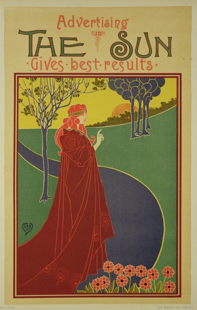Reproduction of a Poster Advertising 